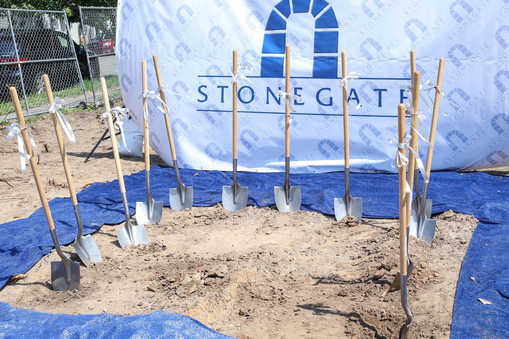 Groundbreaking shovels